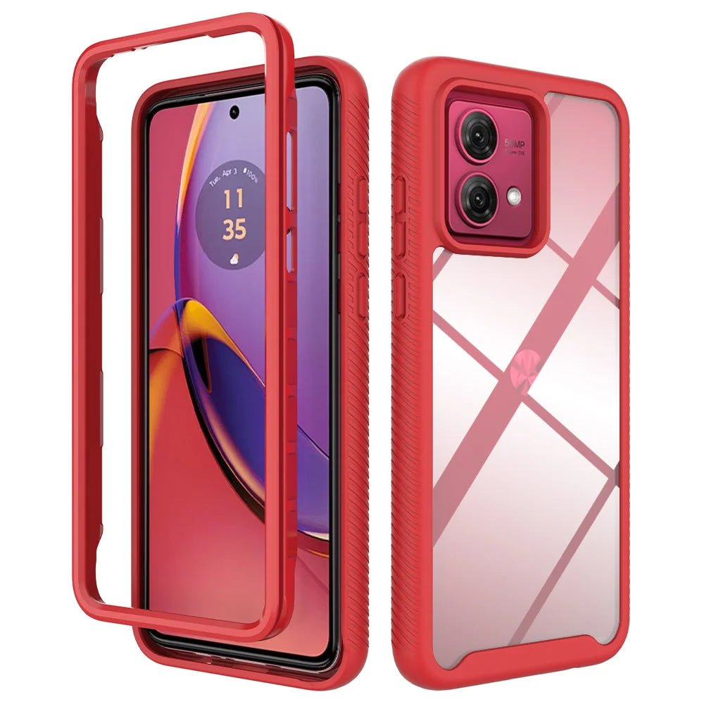 Moto G84 5G Phone Case Shockproof Clear Case TPU Bumper Rugged Cover For Motorola Moto G84 5G Protective Case - Caseverse