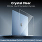 100% Ultra-clear hard case for 13.6" MacBook Air (M4-M2 2022-2025). Crystal-clear, sturdy, protects from scratches & impacts