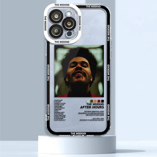 The-Weeknd Fashion Cool Musi Case for iPhone 15 Pro 11Pro Max XR 12 13 Mini XSmax 14 7 Plus SE 6 8 X XS Phone Clear Fundas Cover