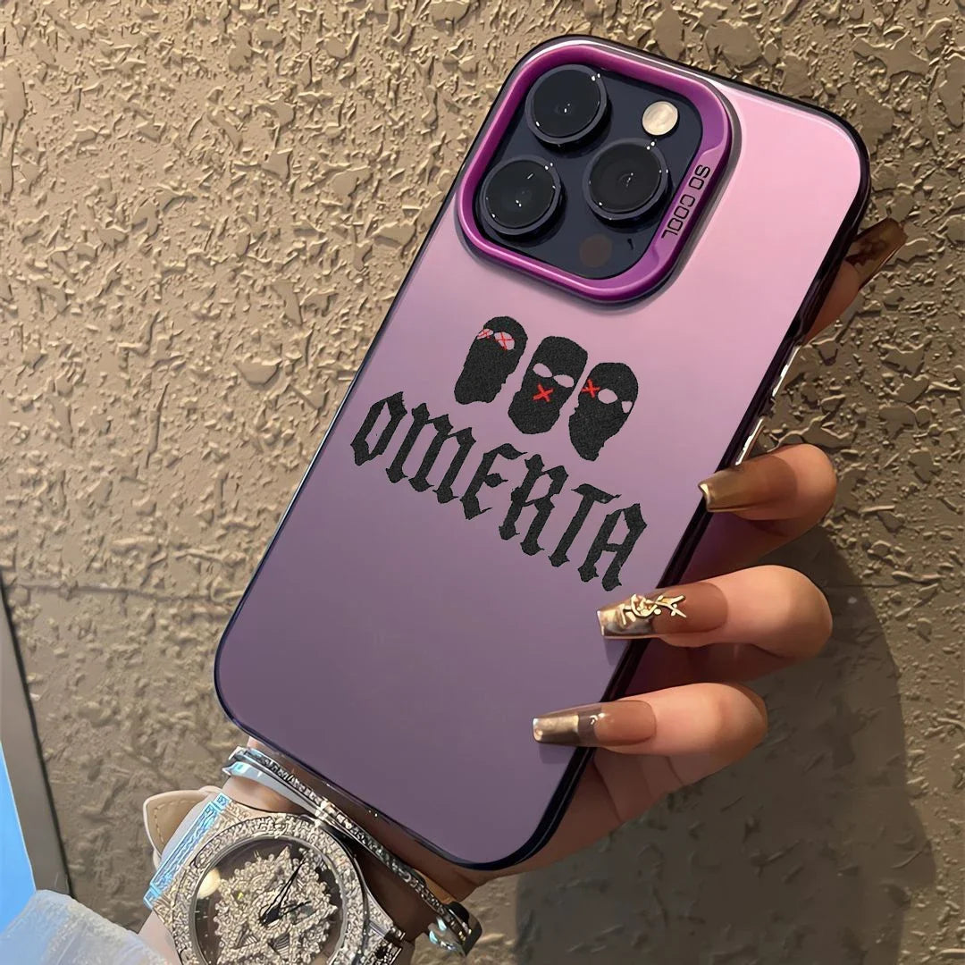 Omerta Maes Phone Case For iPhone 16 15 14 13 12 11 mini Pro Max X XR XSMAX 8 7 Plus Anti Fall Matte Back Cover - Caseverse