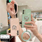 Butterfly Ring Holder Strap Case For Samsung Galaxy A05 A05S A14 A54 A04 A34 A24 M14 4G 5G Stand Cover - Caseverse