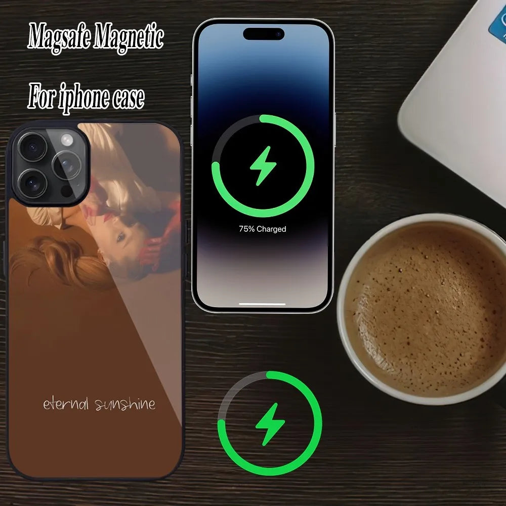 Ariana Grande Eternal Sunshine Phone Case For iPhone Magesafe Magnetic  15 Pro 11 Mini 12 13 14 Max Plus Shell - Caseverse