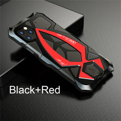 Luphie Rugged Phone Case Military Grade Armor Shell For iPhone 15 14 13 Pro Max Shockproof Metal Fundas