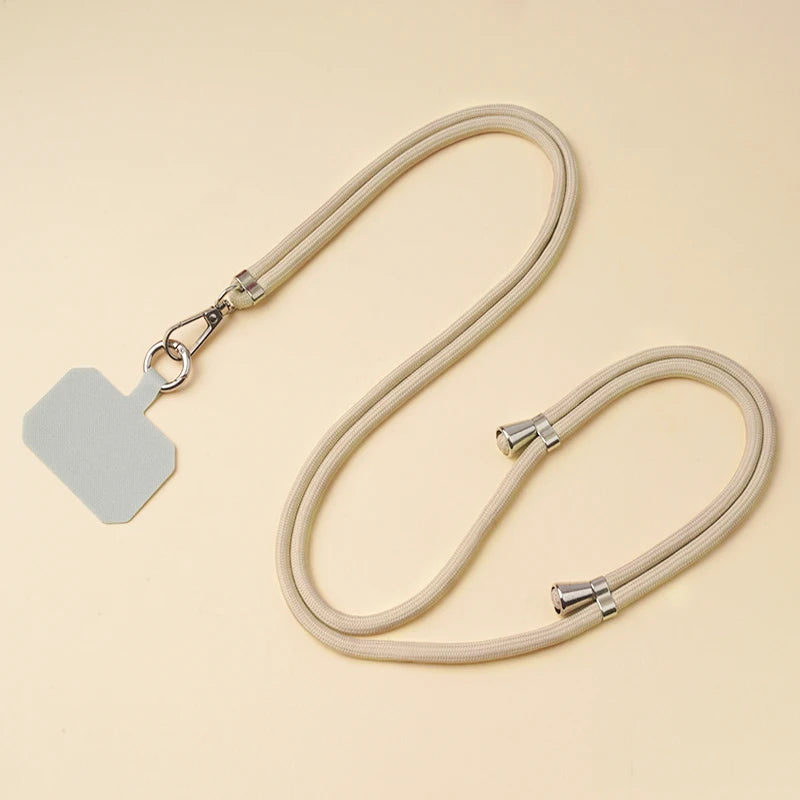 Crossbody Lanyard Necklace Strap Universal Mobile Phone Adjustment Long Hanging Rope With Clip Anti-Lost Lanyard