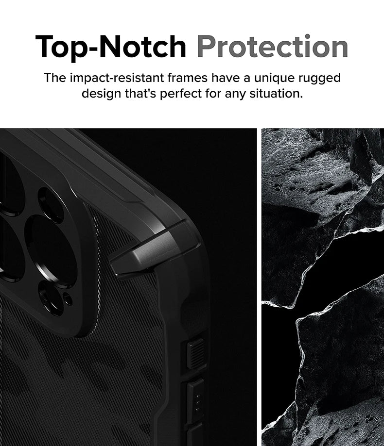 Ringke Case Compatible with iPhone 15 Pro 6.1-Inch, [Military-Grade Protection] Advanced Protection PC + TPU Bumper Phone - Caseverse