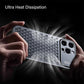 Aluminum Alloy Phone Case For iPhone 16 Pro Max 15 14 13 Metal Breathable Back Cover