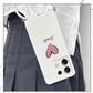 Note13 Big Red Heart Lanyard Silicone Phone Case For Xiaomi Redmi Note 13 13Pro Shatterproof Redmi Note 13ProPlus Back Cover - Caseverse