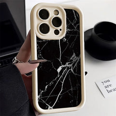 Soft Silicone Phone Case For iPhone 13 Case iPhone 15 14 Pro 11 12 16 13 Pro Max XR XS 7 8 Plus SE Fashion Marble Pattern Cover