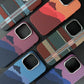 Magnetic Kevlar Carbon Fiber Pattern For iPhone 16Pro 15 Pro Max 14 13 12 Pro Plaid Personalized Phone Case For 12 13 14 Pro Max - Caseverse