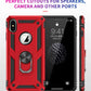 Armor Shockproof Kickstand Phone Case For iPhone 16 15 Pro Max 16 15 Plus Military Grade Anti-drop Protection Finger Ring Cover - Caseverse