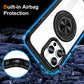 Metal Ring Magnetic Bracket Wireless Charging Phone Case for iPhone 16 15 14 Pro Max