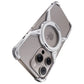 Metal Aluminium Alloy Magnetic Frameless Phone Case For iPhone 14 13 15 Pro Max 360° Stand Rimless Bumper Shockproof Metal Cover