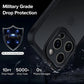 Military Grade Heavy Shockproof Case For iPhone 16 15 14 13 12 11 Pro Max Plus Transparent Black Matte Hybrid Hard PC Cover Soft - Caseverse