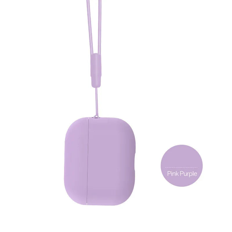 For AirPods Pro 2 2022 Earphone Case with Lanyard Anti-lost Cover [Front LED Visible]  for AirPods Pro 2 Silicone Case