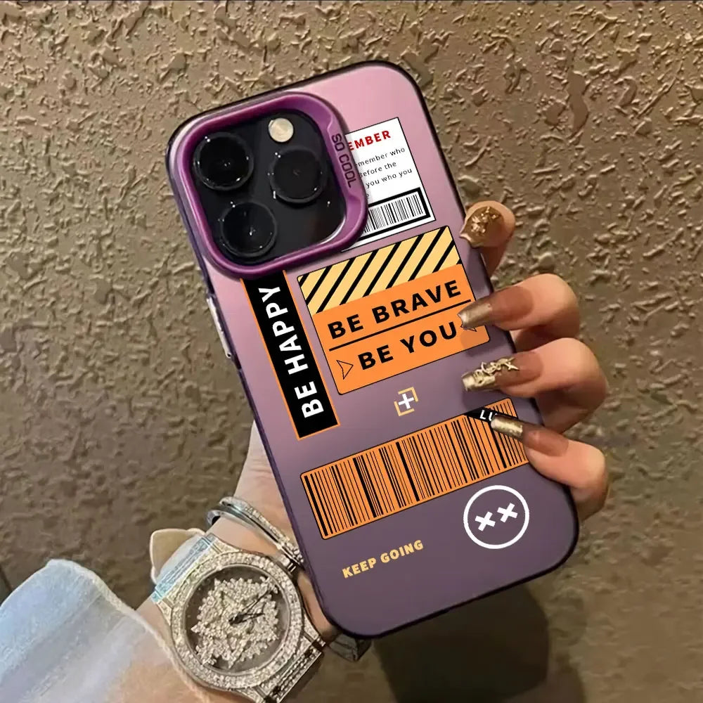 Case For Honor X6B X9B X8B X7B X7A X8A X9A X50I Label Letters Luxury Silver IMD Phone Case HonorX7B 4G X9A 5G Back Cover Fundas - Caseverse