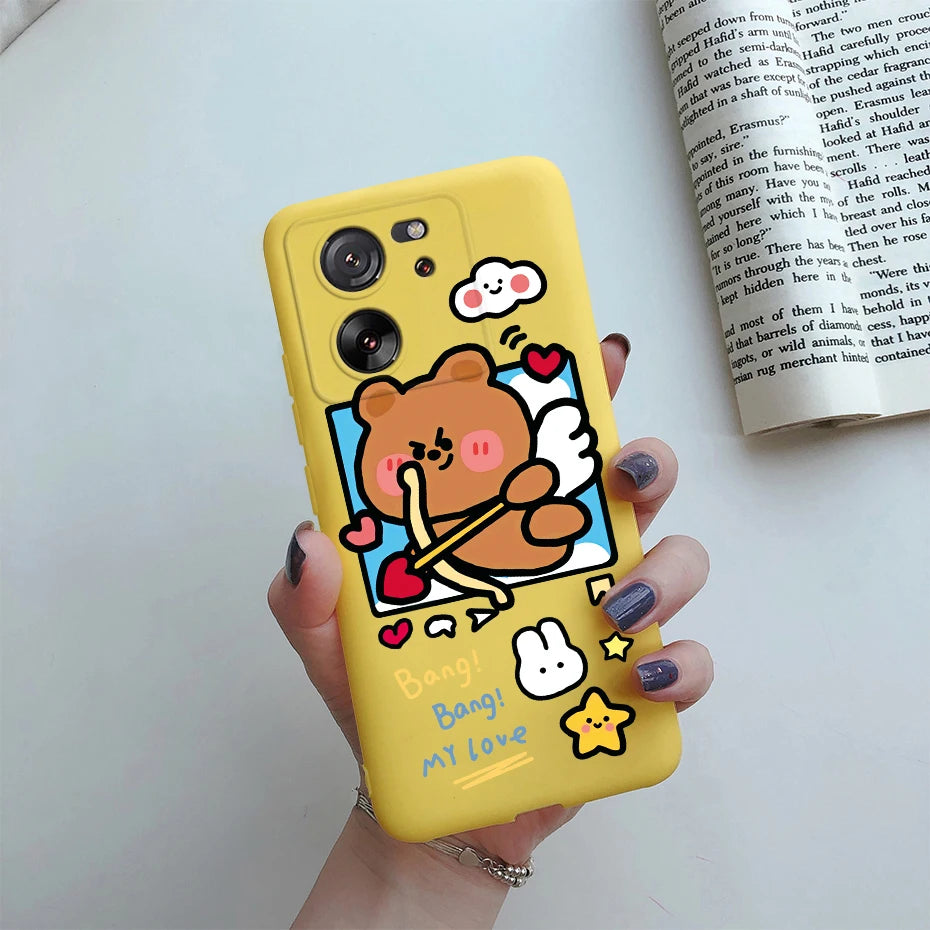 For Xiaomi 13T Pro Case Fashion Marble Astronaut Silicone Phone Cases For Xiaomi Mi 13T Mi13T 13 T Pro 5G Protection Back Cover - Caseverse