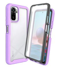 Hybrid TPU/PC Case for Xiaomi Poco M5s Built-in Screen Protector 360 Degree Shockproof Crystal Clear Cover for Xiaomi Poco M5 S