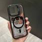Luxury Magnetic Shockproof Phone Case For iPhone 15 14 13 12 11 16 Pro Max 16 Plus Funda Stand Glass Lens Protection Back Cover - Caseverse