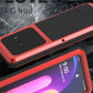 Love Mei Phone Case for  LG V60 Silicone Military Grade Metal Protective Case Shock Proof Dust Proof Cover - Caseverse