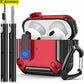 New for AirPods 3rd Gen Case Cover with Cleaner Kit Carbon fiber switch headphone case for Apple AirPods 3 2021 Charging Cases