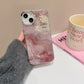 Fashion Glitter Laser Shiny Floral Marble Pattern Shell Case For iPhone 15 Pro Max 16 14 13 11 12 Shockproof Phone Cover Bumper - Caseverse
