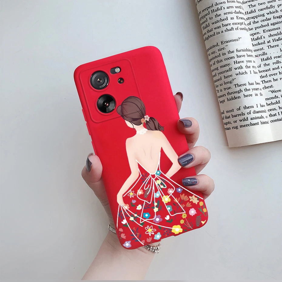 For Xiaomi 13T Pro Case Fashion Marble Astronaut Silicone Phone Cases For Xiaomi Mi 13T Mi13T 13 T Pro 5G Protection Back Cover - Caseverse