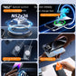 For iPhone 15 Pro Max Case Aluminum Alloy Metal Magnetic Magsafe 360° Rotate Stand Rimless car Phone holder matte leather Cover