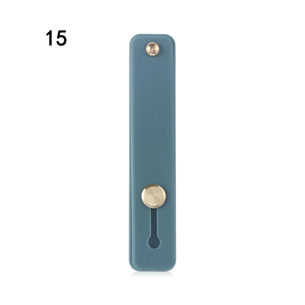 Push Pull Rainbow Phone Grip Silicone Phone Stand Finger Ring Holder Finger Strap Bracket Portable Telescopic Wrist Band - Caseverse