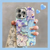 Luxury Flowers Glitter Laser Phone Case For iPhone 16 Pro Max 15 14 Plus 13 12 11 Diamond Soft Shockproof Lens protection Cover - Caseverse