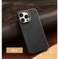Retro Cowhide Phone Case for iPhone 16 15 13 14 Pro Max 16Pro 14Pro 15Pro Luxury Crazy Horse Genuine PULL-UP Leather Back Cover