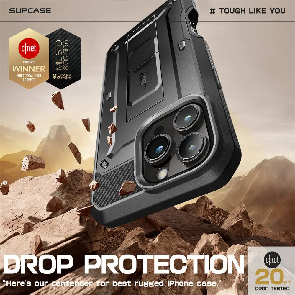 SUPCASE For iPhone 16 Pro Max Case 6.9" (2024) UB Pro Full-Body Heavy Duty Rugged Phone Case with Built-in Screen Protector - Caseverse