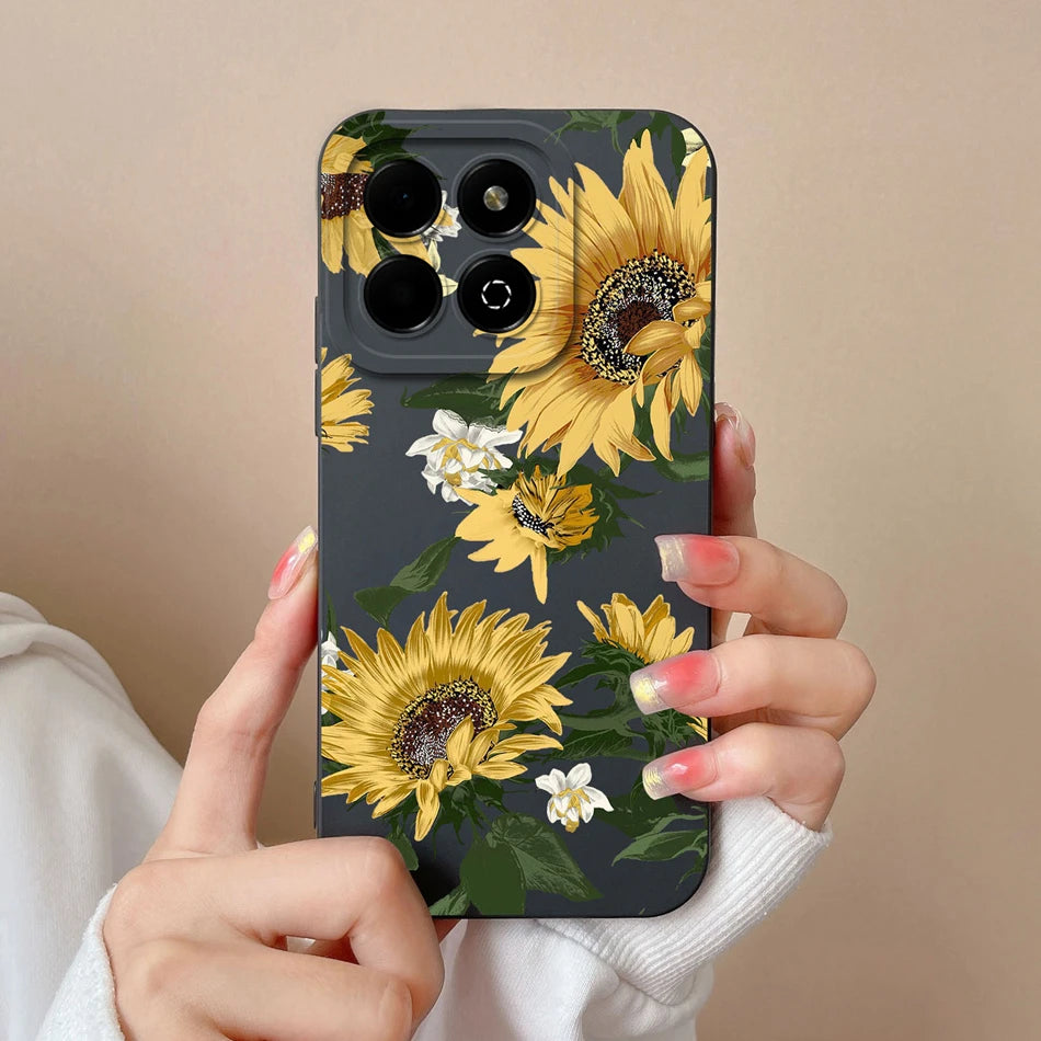 Case For Honor X6B Phone Back Cover Cute Avocado Soft Comfortable Liquid Silicone Camera Protection Anti Drop Bumper Capa Funda - Caseverse