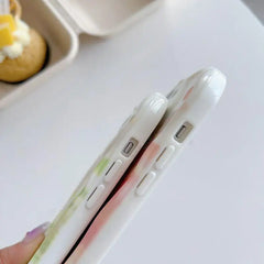 Gradient Love Heart Wavy Phone Case For IPhone 16 15 Pro Max 14 11 13 12 Mini XR 8 7 Plus X XS SE 2022 Clear Soft Silicone Cover