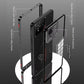 Metal Bumper Phone Case lock buckle For ASUS ROG Phone 9 Pro Single sided Tempered Glass Back Full Lens Protection Cover cases