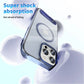 Luxury Metal Stand Clear Magnetic Phone Case For iPhone 16 13 14 15 Pro Max Folding Invisible Bracket Shockproof Protector Cover