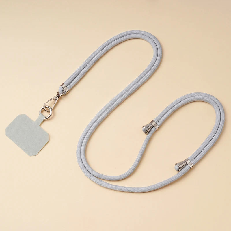 Crossbody Lanyard Necklace Strap Universal Mobile Phone Adjustment Long Hanging Rope With Clip Anti-Lost Lanyard