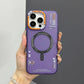 Matte Frosted Skin Feeling Magnetic Phone Case For iPhone 16 Pro Max 15 14 Magsafe Wireless Charge Back Metal Lens Frame Cover - Caseverse