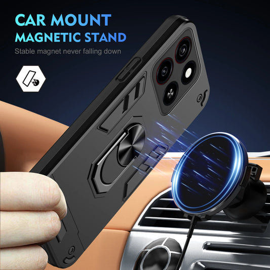 Military Grade Case for ZTE Blade A35 A55 A54 Protective Cover Shockproof Ring Stand Holder Fundas Coque - Caseverse