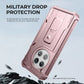 For OnePlus 12 5G (2024) Case Full Body Bumper Military Grade Armor Shockproof Shell Case Bracket with Built in Screen Protector - Caseverse