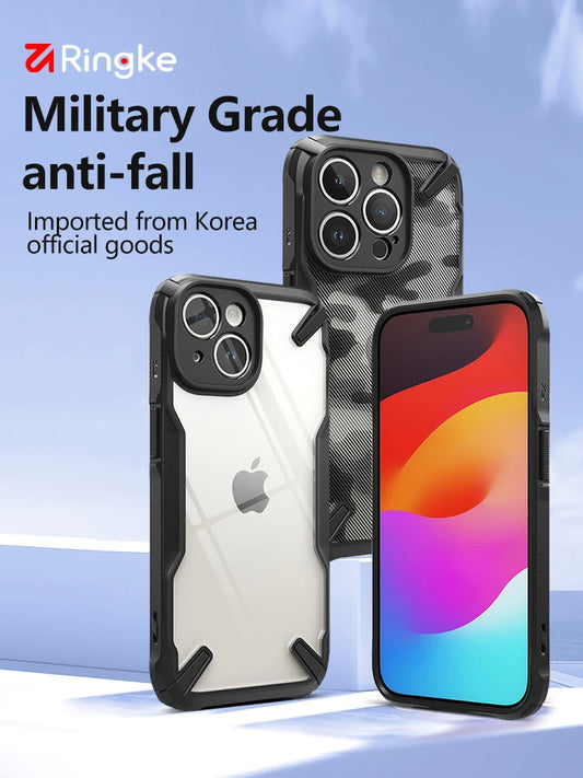 Ringke Case Compatible with iPhone 15 Pro 6.1-Inch, [Military-Grade Protection] Advanced Protection PC + TPU Bumper Phone - Caseverse