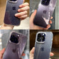 Luxury Bling Glitter Clear Phone Case for iPhone 16 15 14 13 12 11 Pro Max Plus Mini Silicone Soft Transparent Bumper Cover - Caseverse