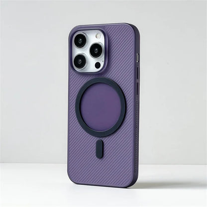 Luxury Matte for iPhone 15 14 13 Pro Max Phone Case with Magsafe Magnetic Charge Military Grade Shockproof Translucent Back Slim - Caseverse