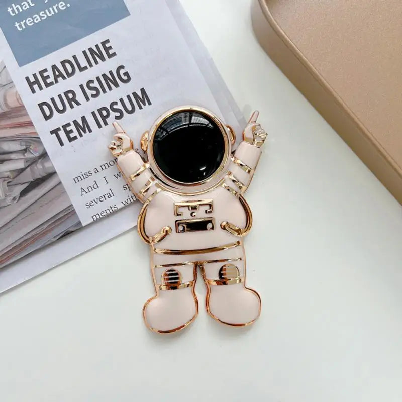 Astronaut Foldable Cartoon Finger Ring Holder Ring Bracket 3D For Cell Phone Back Sticker Bracket Support IPhone Xiaomi Samsung - Caseverse