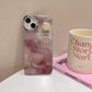 Fashion Glitter Laser Shiny Floral Marble Pattern Shell Case For iPhone 15 Pro Max 16 14 13 11 12 Shockproof Phone Cover Bumper - Caseverse