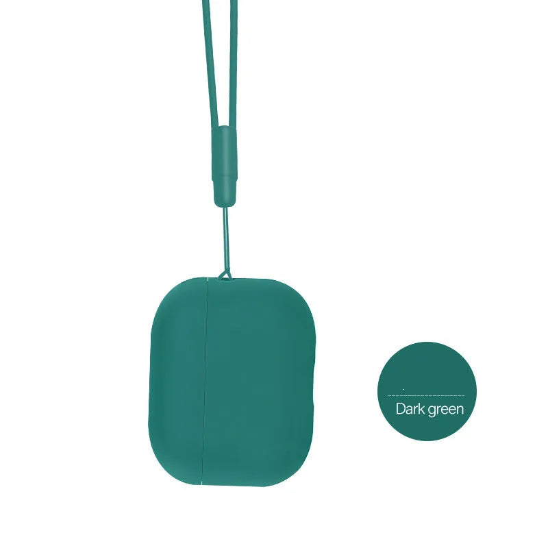 For AirPods Pro 2 2022 Earphone Case with Lanyard Anti-lost Cover [Front LED Visible]  for AirPods Pro 2 Silicone Case