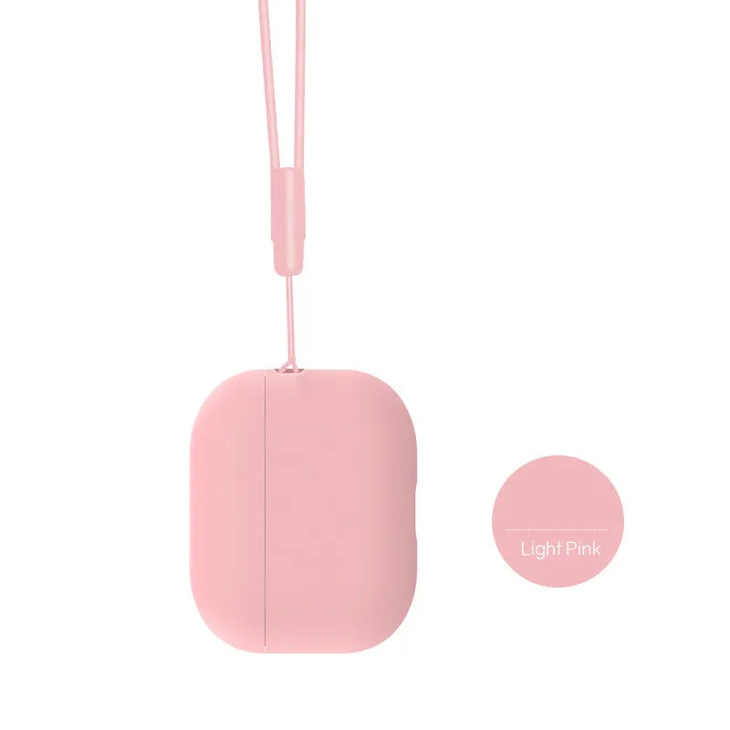 For AirPods Pro 2 2022 Earphone Case with Lanyard Anti-lost Cover [Front LED Visible]  for AirPods Pro 2 Silicone Case