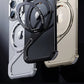 Shockproof Phone Case Z Shape Metal Frame for iPhone 16 Pro 15 14 13 Pro Max Plus Full Aluminium Alloy Magnetic Bracket Cases