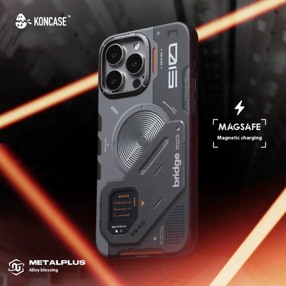 KONCASE Phone Case Tpu Metal Button Magsafe Magnetic Case Phone Covers For Iphone 16 Pro Max Phone Protective Case Custom Gifts