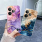 For Realme GT Neo 6 SE Neo6 6T Case Luxury Phone Case For Realme GT Neo6 SE Marble Flower Clear Soft Silicone Protective Cover - Caseverse