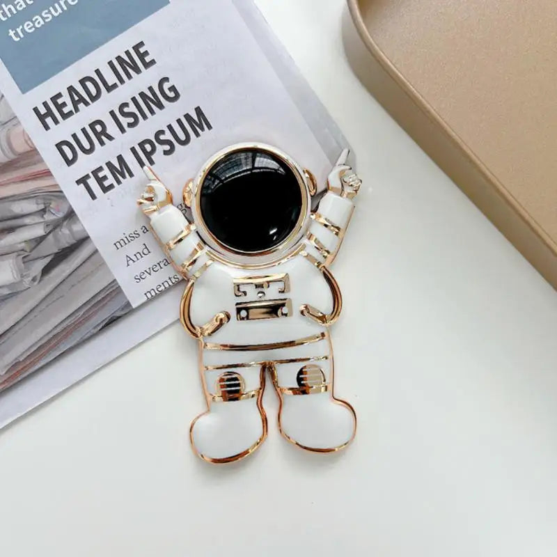 Astronaut Foldable Cartoon Finger Ring Holder Ring Bracket 3D For Cell Phone Back Sticker Bracket Support IPhone Xiaomi Samsung - Caseverse